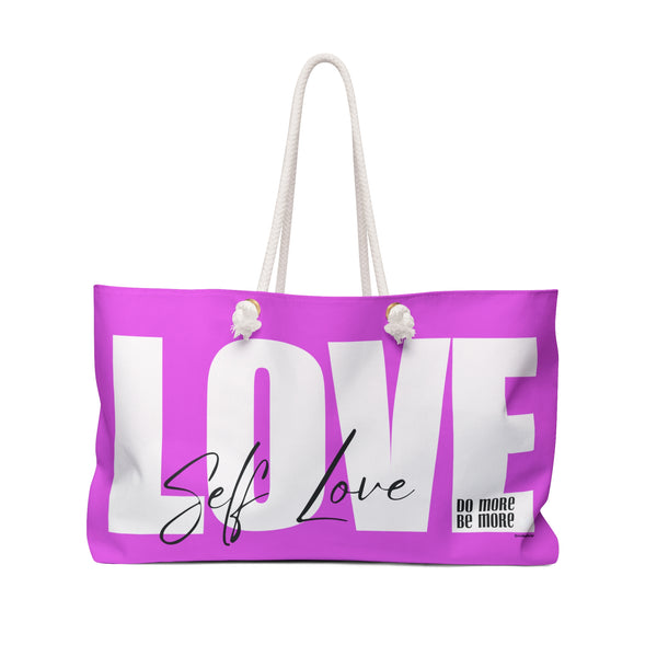 ♡ Do More .: BE More .: Self-LOVE Oversized  Weekender Tote Bag