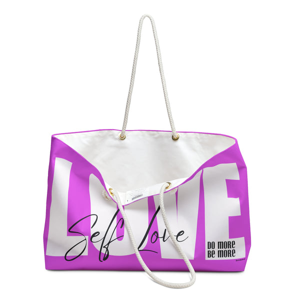 ♡ Do More .: BE More .: Self-LOVE Oversized  Weekender Tote Bag