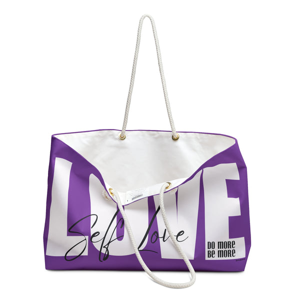 ♡ Do More .: BE More .: Self-LOVE Oversized  Weekender Tote Bag