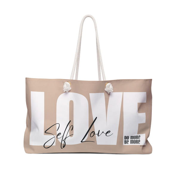 ♡ Do More .: BE More .: Self-LOVE Oversized  Weekender Tote Bag