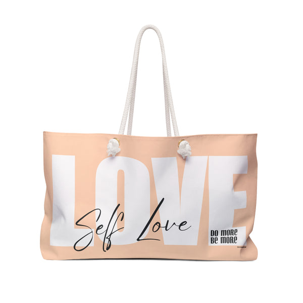 ♡ Do More .: BE More .: Self-LOVE Oversized  Weekender Tote Bag