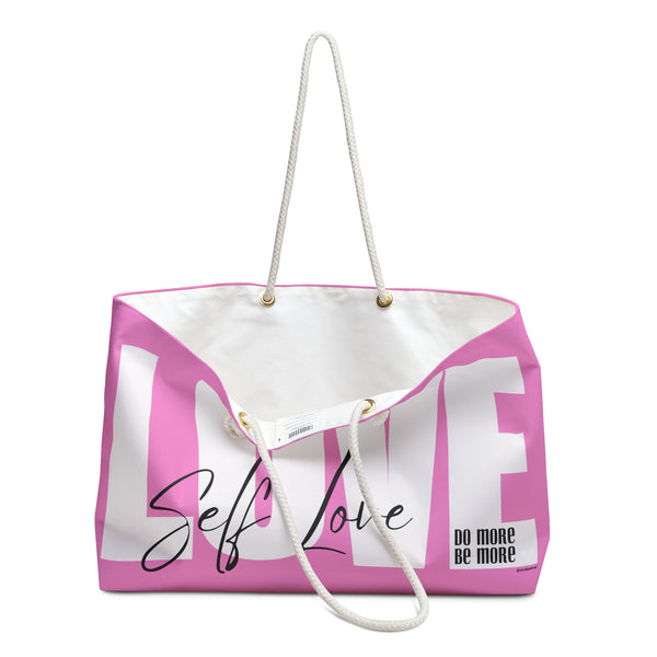 ♡ Do More .: BE More .: Self-LOVE Oversized  Weekender Tote Bag