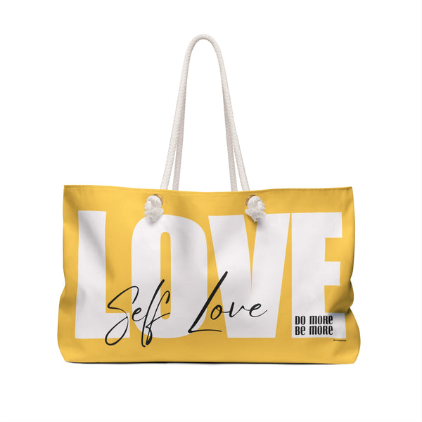 ♡ Do More .: BE More .: Self-LOVE Oversized  Weekender Tote Bag