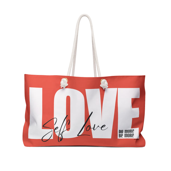 Do More .: BE More .: Self-LOVE Oversized  Weekender Tote Bag