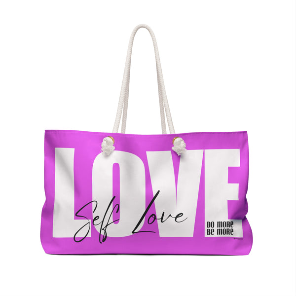 ♡ Do More .: BE More .: Self-LOVE Oversized  Weekender Tote Bag