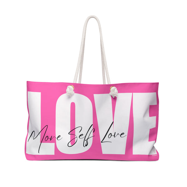 ♡ More Self-LOVE :: Oversized  Weekender Tote Bag