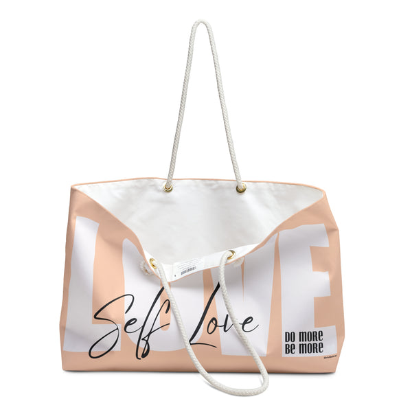 ♡ Do More .: BE More .: Self-LOVE Oversized  Weekender Tote Bag
