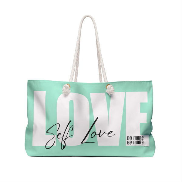 ♡ Do More .: BE More .: Self-LOVE Oversized  Weekender Tote Bag