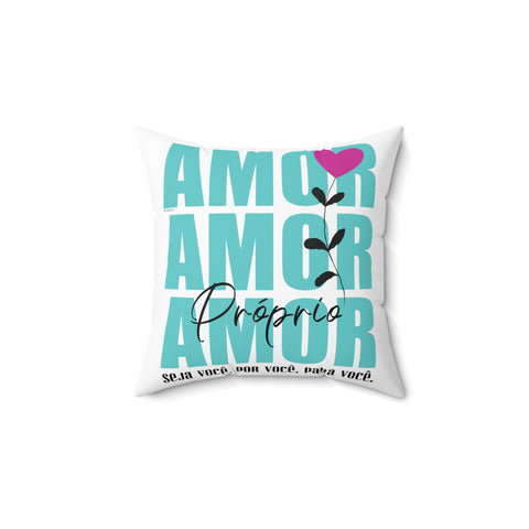 AMOR Próprio ♡ Decorative Soft Faux Suede Cover + Pillow (14”x 14”)