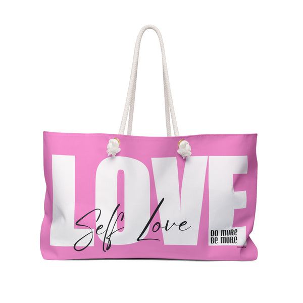 ♡ Do More .: BE More .: Self-LOVE Oversized  Weekender Tote Bag
