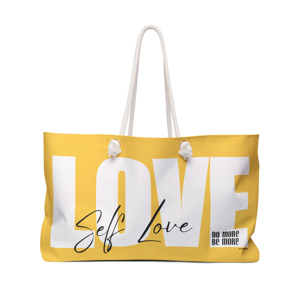 ♡ Do More .: BE More .: Self-LOVE Oversized  Weekender Tote Bag