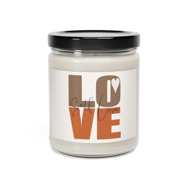 ♡ Self-LOVE .:  Inspirational :: 100% natural Soy Candle, 9oz  :: Eco Friendly