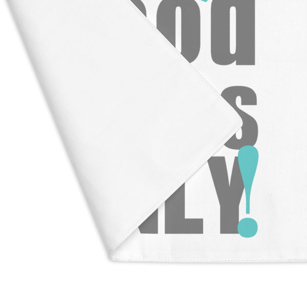 ♡ Good Vibes Only :: Inspirational Placemat (100% Cotton)