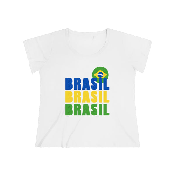 BRASIL .: Women's Curvy Tee (Plus size fit)