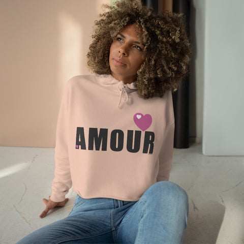 ♡ AMOUR :: Super Stylish Crop-top Hoodie