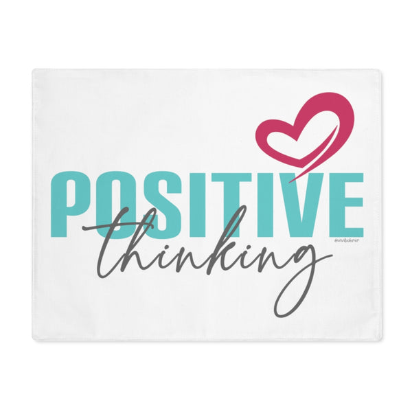 ♡ POSITIVE Thinking :: Inspirational Placemat (100% Cotton)