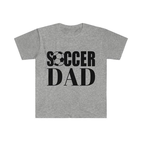 Customized Number :: Proud Soccer Dad :: Soft-style T-Shirt