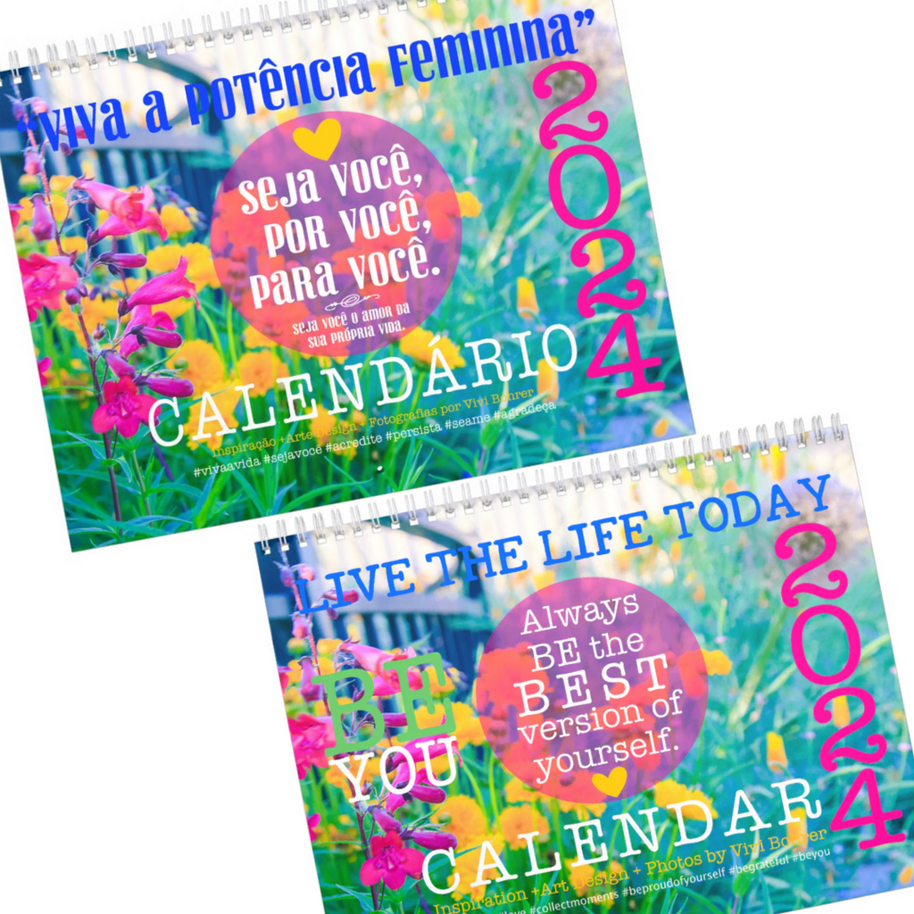 ♡ Exclusive Wall CALENDAR with Positive Affirmations (2024)