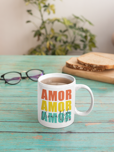 AMOR / LOVE ♡ Coffee or Tea Mug :: 11oz