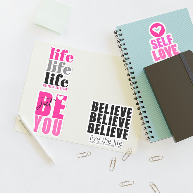♡ Stickers with Inspirational &amp; Motivational Designs