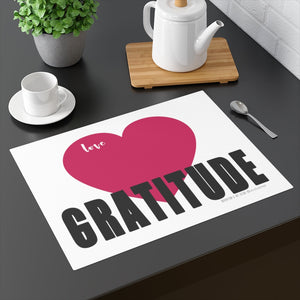 ♡ Placemats with Inspirational & Motivational Designs