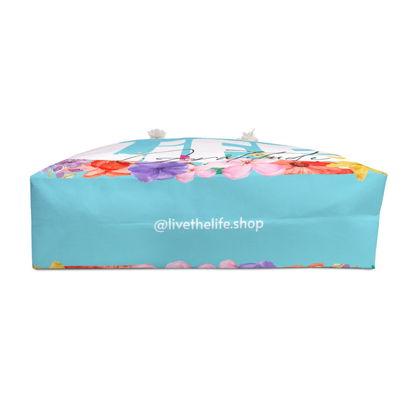 ♡ LiFE :: Gratitude :: Floral Collection .: Fashion Tote Bag