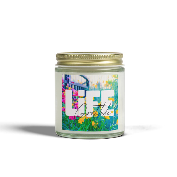 ♡ Life .: Gratitude .: Scented Candle (4oz) Eco Friendly
