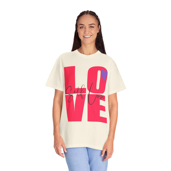 ♡ Self-LOVE .: Garment Dyed 100% Cotton T-Shirts (Relaxed fit)