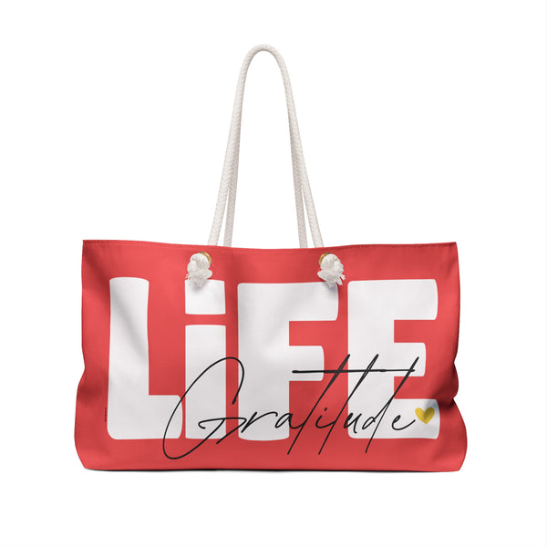 ♡ LIFE .: Gratitude :: Weekender Tote