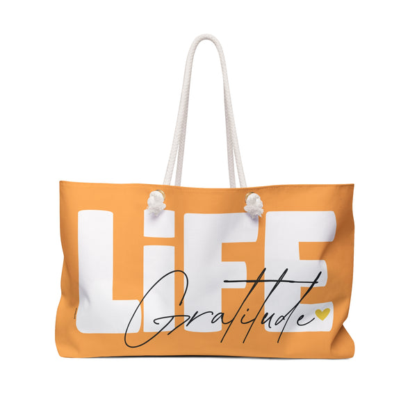 ♡ LIFE .: Gratitude :: Weekender Tote
