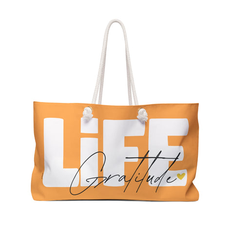♡ LIFE .: Gratitude :: Weekender Tote