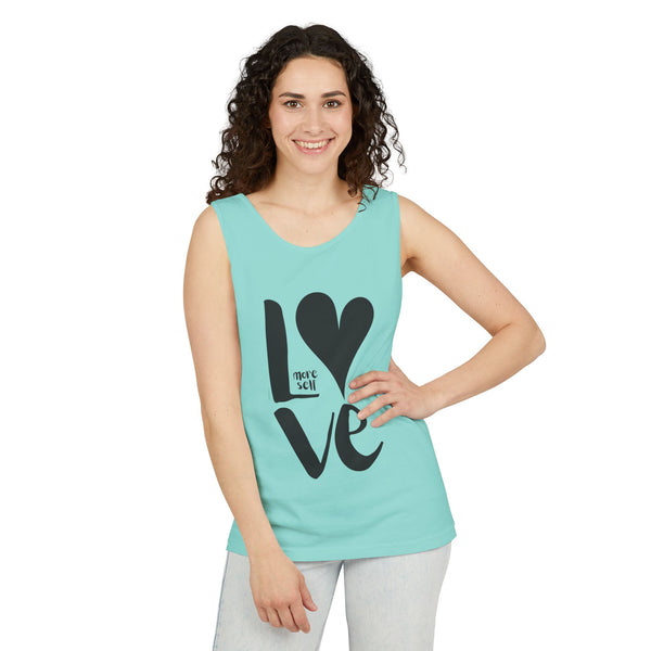 More Self LOVE .: Garment-Dyed Tank Top
