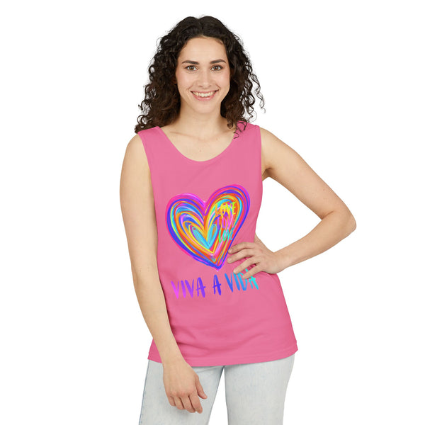 VIVA A VIDA .: Garment-Dyed Tank Top