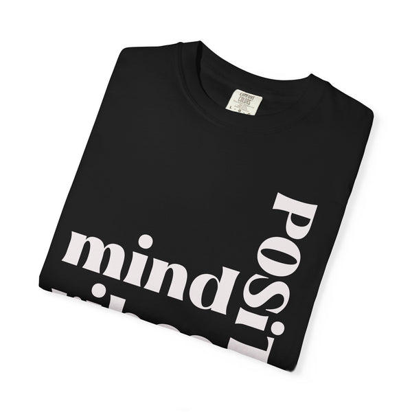 ♡ Positive Mind-Vibes-Life .: Unisex Garment Dyed 100% Cotton T-Shirts (Relaxed fit)