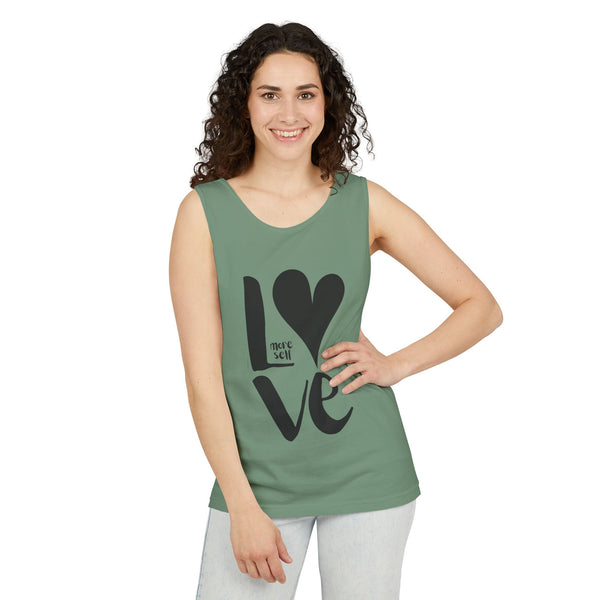 More Self LOVE .: Garment-Dyed Tank Top