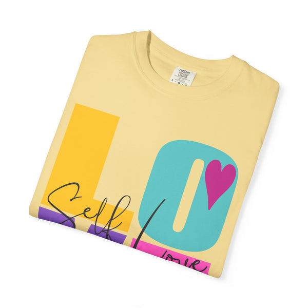 ♡ Self-LOVE .: Garment Dyed 100% Cotton T-Shirts (Relaxed fit)