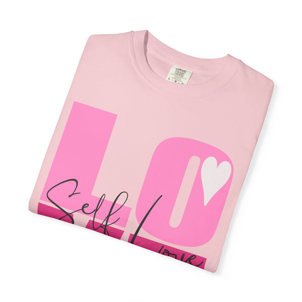 ♡ Self-LOVE .: Garment Dyed 100% Cotton T-Shirts (Relaxed fit)