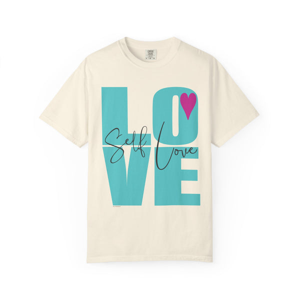 ♡ Self-LOVE .: Garment Dyed 100% Cotton T-Shirts (Relaxed fit)