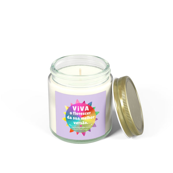 ♡ Viva o florescer da sua melhor versão .: Scented Candle (4oz) Eco Friendly
