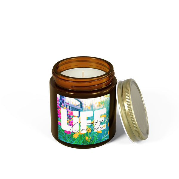 ♡ Life .: Gratitude .: Scented Candle (4oz) Eco Friendly