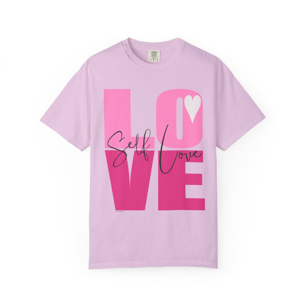 ♡ Self-LOVE .: Garment Dyed 100% Cotton T-Shirts (Relaxed fit)