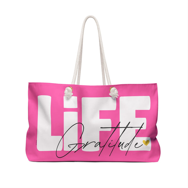 ♡ LIFE .: Gratitude :: Weekender Tote