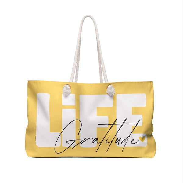 ♡ LIFE .: Gratitude :: Weekender Tote