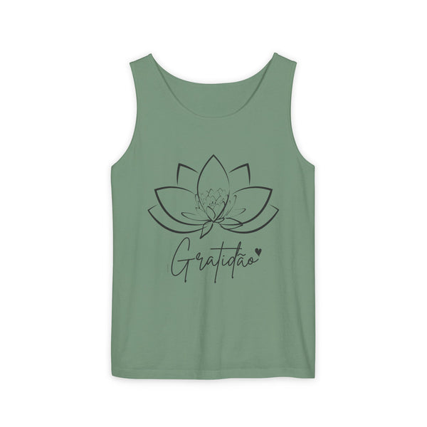 Gratidão .: Garment-Dyed Tank Top