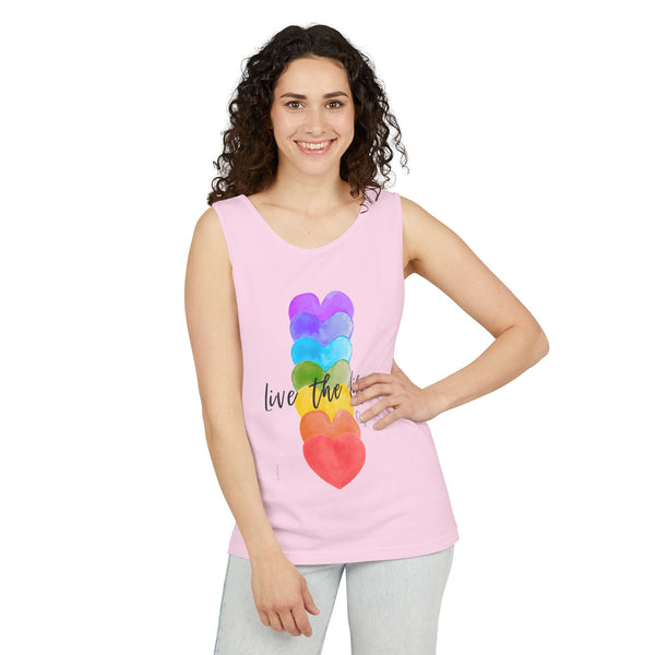 Live the Life .: Garment-Dyed Tank Top