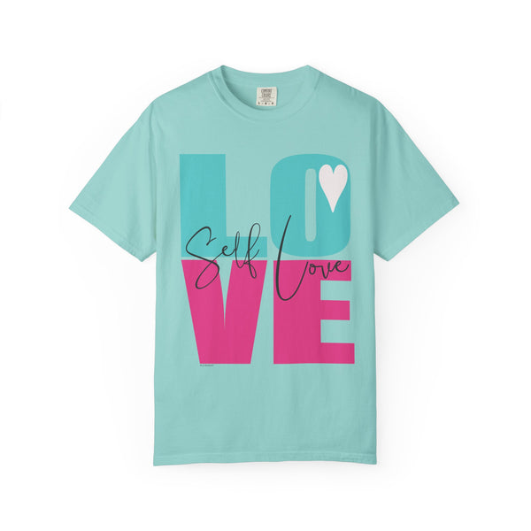 ♡ Self-LOVE .: Garment Dyed 100% Cotton T-Shirts (Relaxed fit)