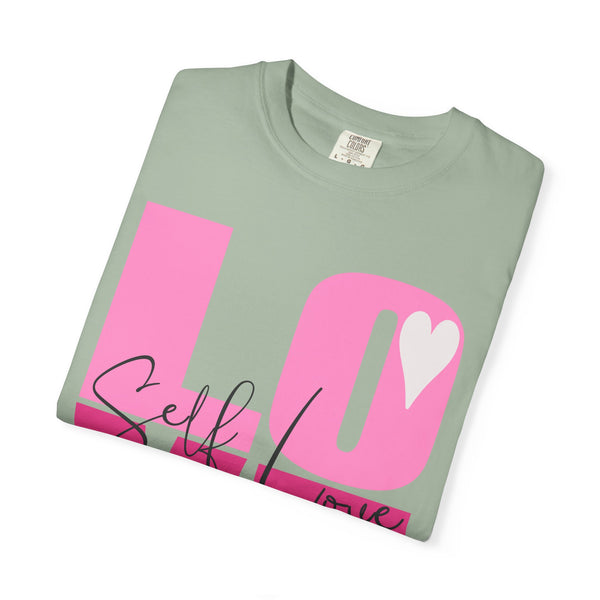 ♡ Self-LOVE .: Garment Dyed 100% Cotton T-Shirts (Relaxed fit)
