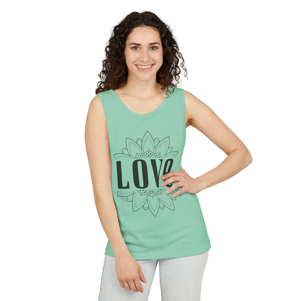 LOVE .: Garment-Dyed Tank Top
