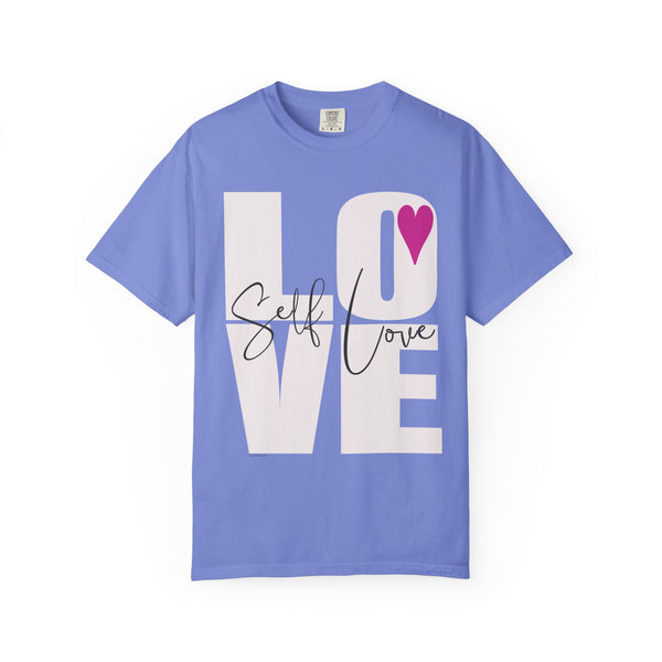 ♡ Self-LOVE .: Garment Dyed 100% Cotton T-Shirts (Relaxed fit)