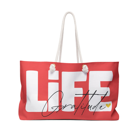 ♡ LIFE .: Gratitude :: Weekender Tote
